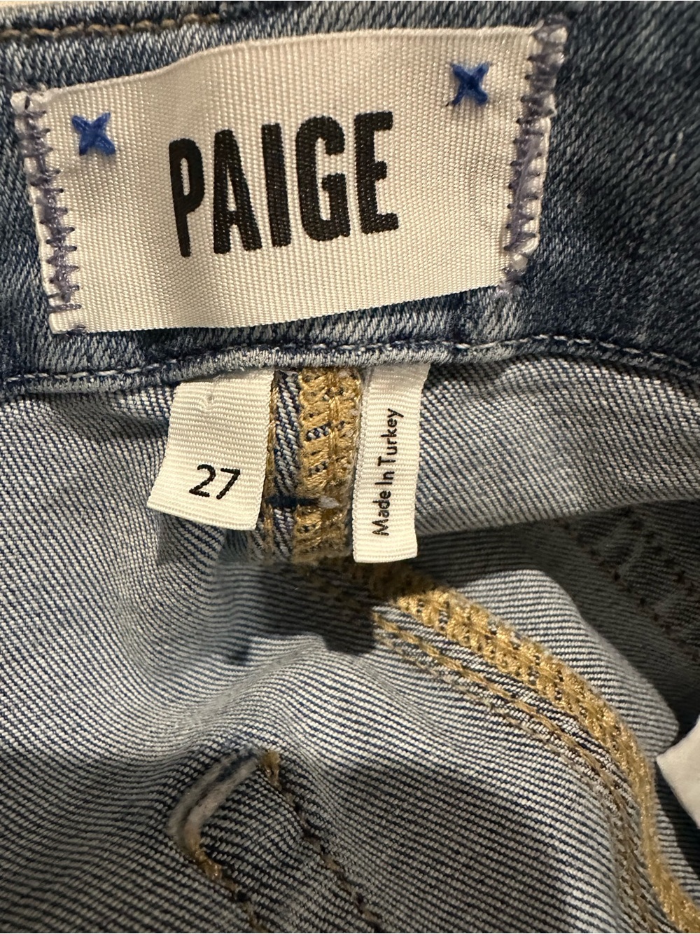 PAIGE Drew Cargo jeans in suli Blue Denim Jeans  EUC - Picture 6 of 8